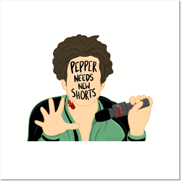 Pepper Brooks Dodgeball Wall Art by HofDraws